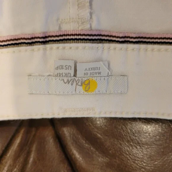 BODEN NWOT! Classic Chinos in Ecru - Size 10 PETITE - Picture 7 of 7